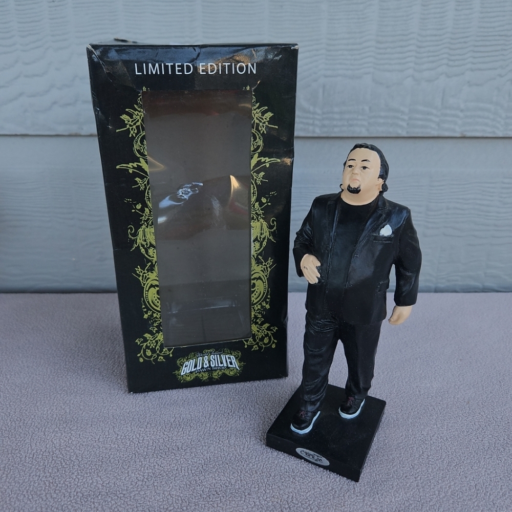 Gold & Silver Pawn Stars Shop Chumlee Statue Figurine 7" Limited Edition